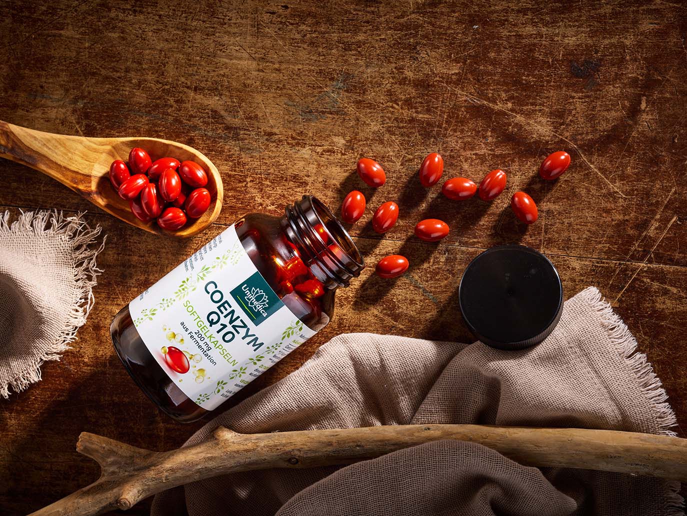 Coenzyme Q10 - 200 mg par dose quotidienne (1 gélule) - 120 gélules molles - de Unimedica